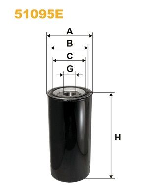 WIX FILTERS alyvos filtras 51095E